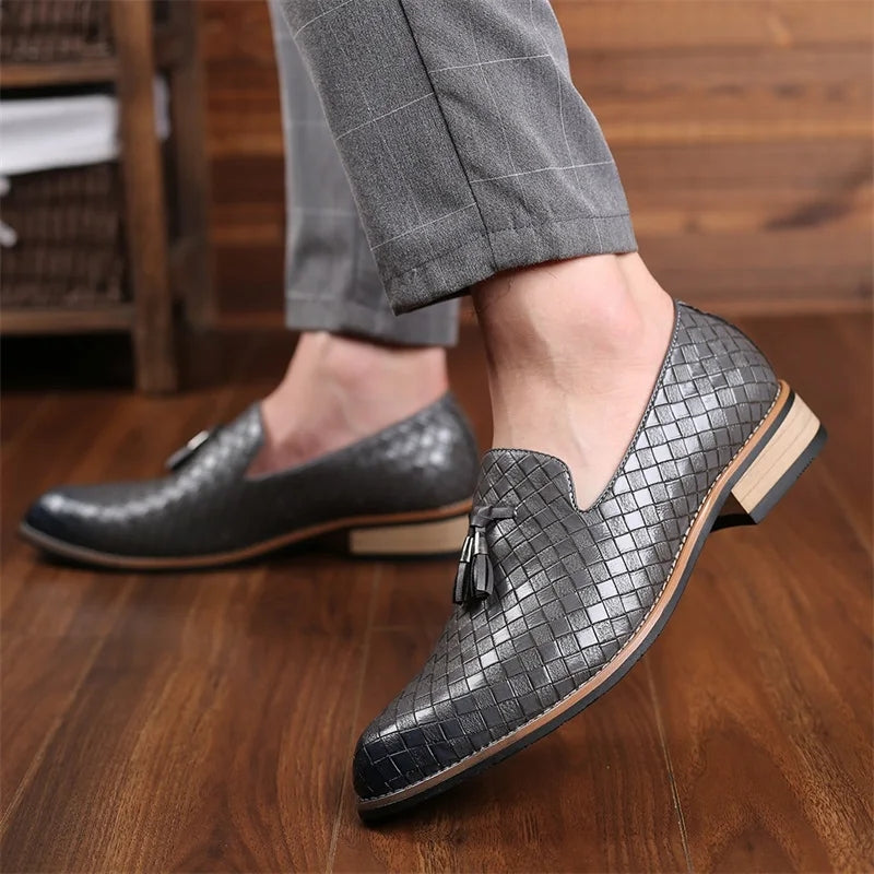 Fashion Comfortable Loafers Office Dress Shoes Men Shoes - Tophatter Daily Deals