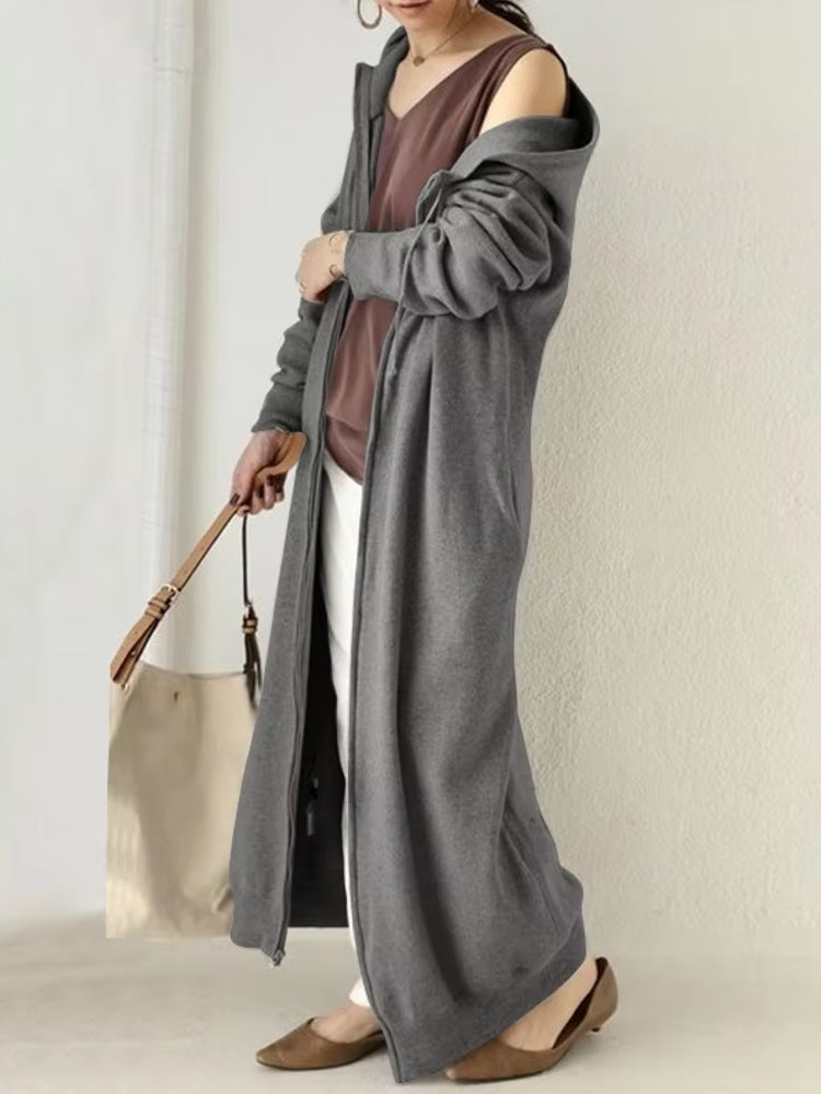 Fashion Hooded Sports Sweatshirt Maxi Dresses - Tophatter Daily Deals