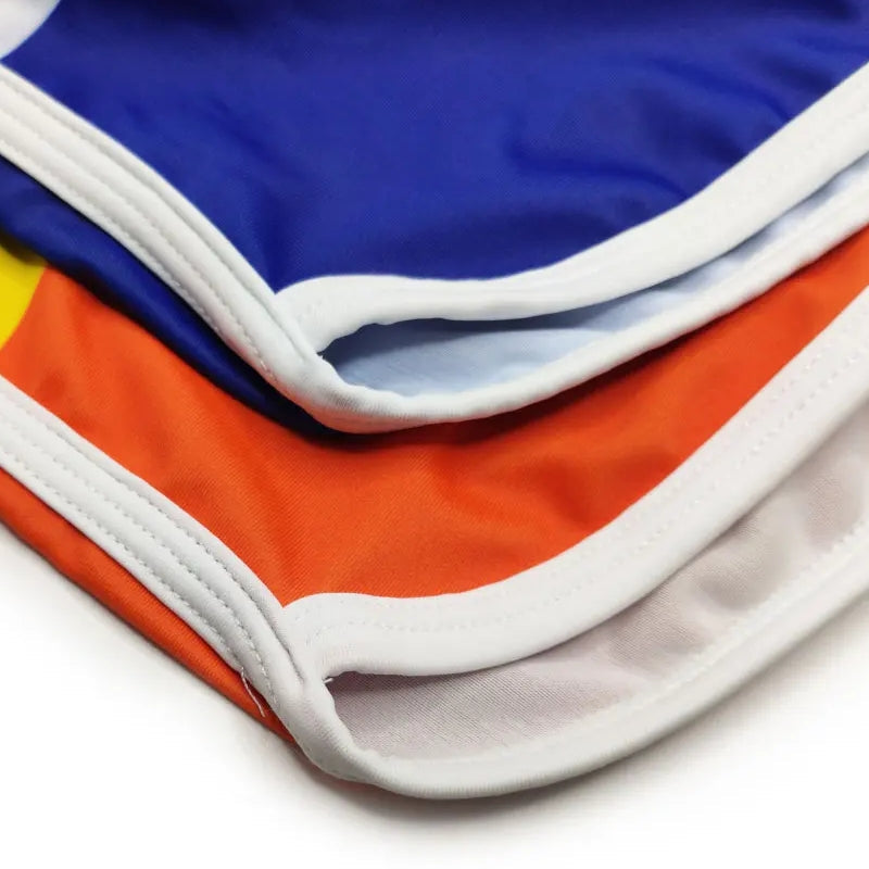 Sexy rainbow Pride Strips Swimwear Pad Push-up Swimsuit - Tophatter Daily Deals