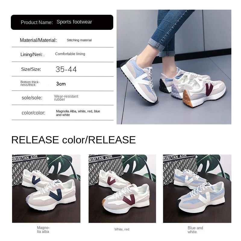 Sneakers Women V Shape White Sports Shoes Women Sneakers - Tophatter Daily Deals