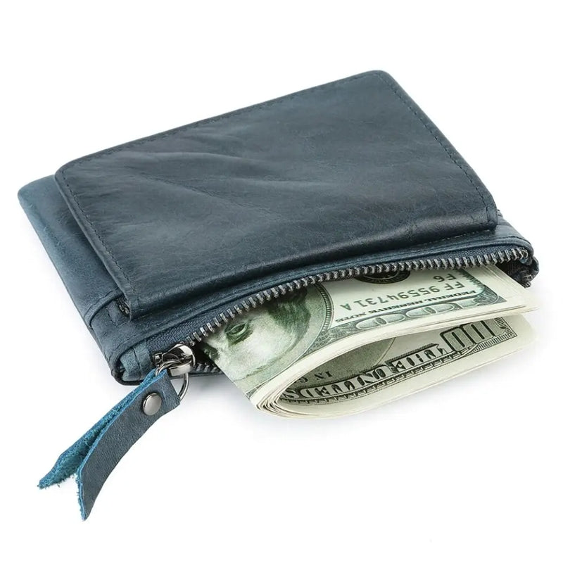 Retro RFID Wallet Small Men Credit ID Card Holder Wallets - Tophatter Daily Deals