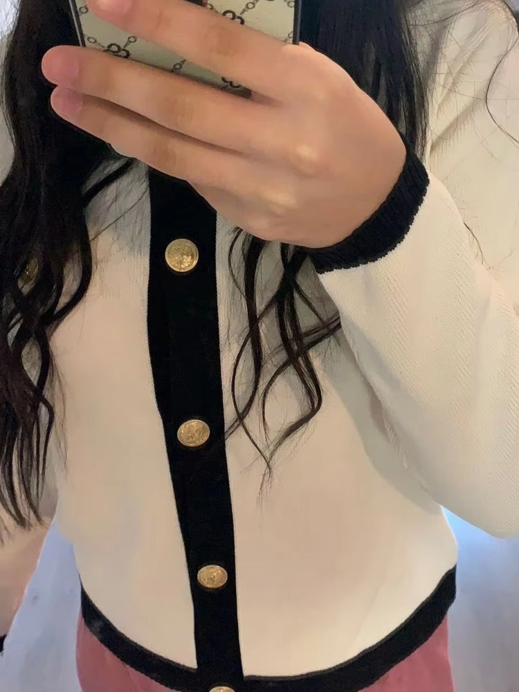 Elegant Women Knitted Cardigan Sweater Blouses - Tophatter Daily Deals