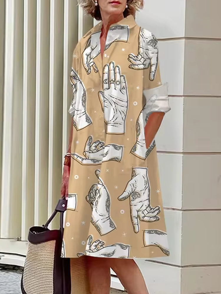 Fashion Street Shirt Midi Dress Midi Dresses - Tophatter Daily Deals