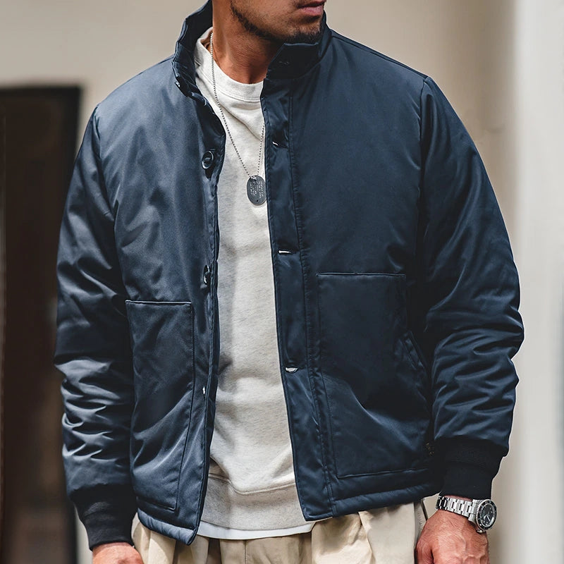 Vintage Thickened Men A1 Bomber Jacket Men Jackets - Tophatter Daily Deals