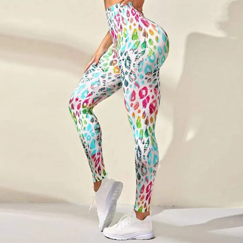 Print Tie Dye Sports Leggings Gym Leggings - Tophatter Daily Deals