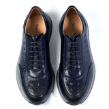 Men Genuine Leather Crocodile Pattern Casual Sneakers Blue Men Dresses Shoes - Tophatter Daily Deals