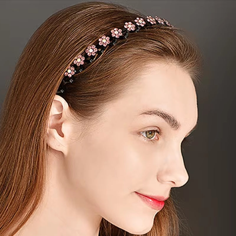 Fashion Rhinestone Women Hair Hoop Bands HAIR ACCESSORIES - Tophatter Daily Deals