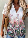 Floral Daily Weekend Floral Blouse Shirt Floral Blouses - Tophatter Daily Deals