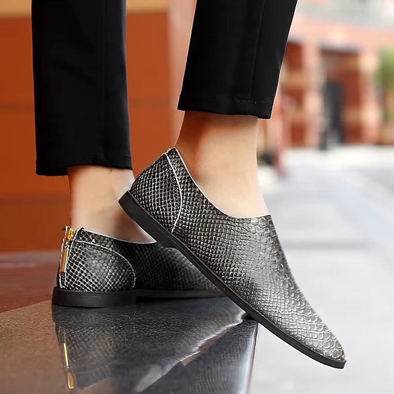 Italian Style Shoes Genuine Leather Men Loafers Men Shoes - Tophatter Daily Deals