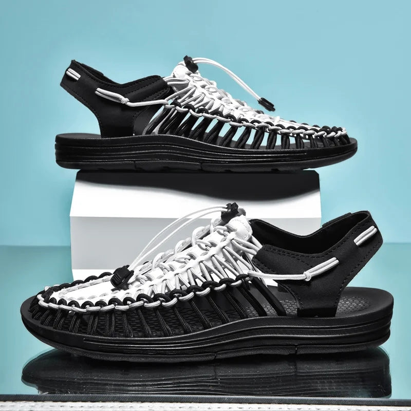 Casual Flat Outdoor Couples Sandals Men Sandals - Tophatter Daily Deals
