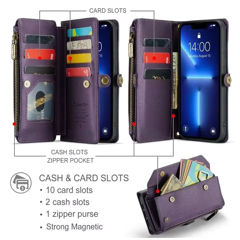 Wallet Case for Samsung Galaxy S Series Mobile Phone Cases - Tophatter Daily Deals