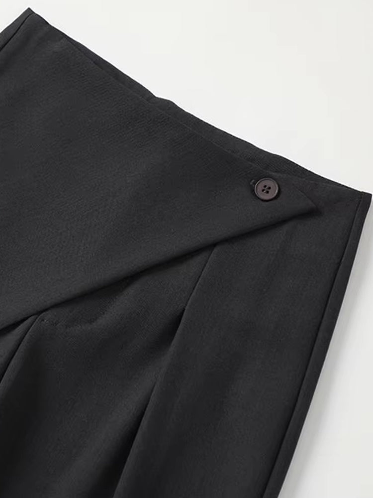 Women High Waist Wide Suit Pants Pants - Tophatter Daily Deals