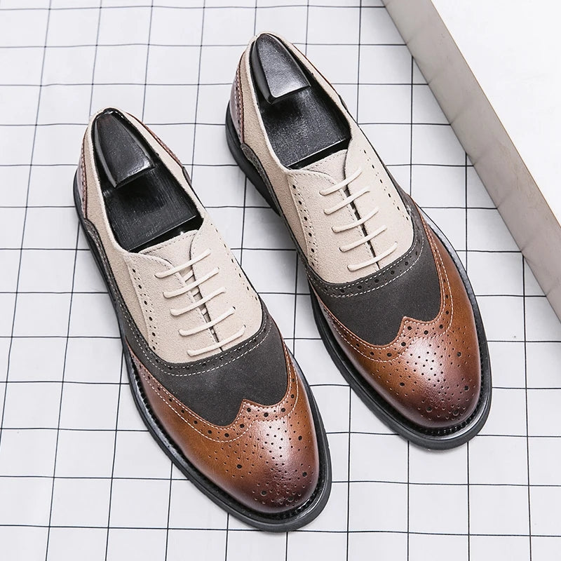Men's Leather Oxfords Men Shoes - Tophatter Daily Deals