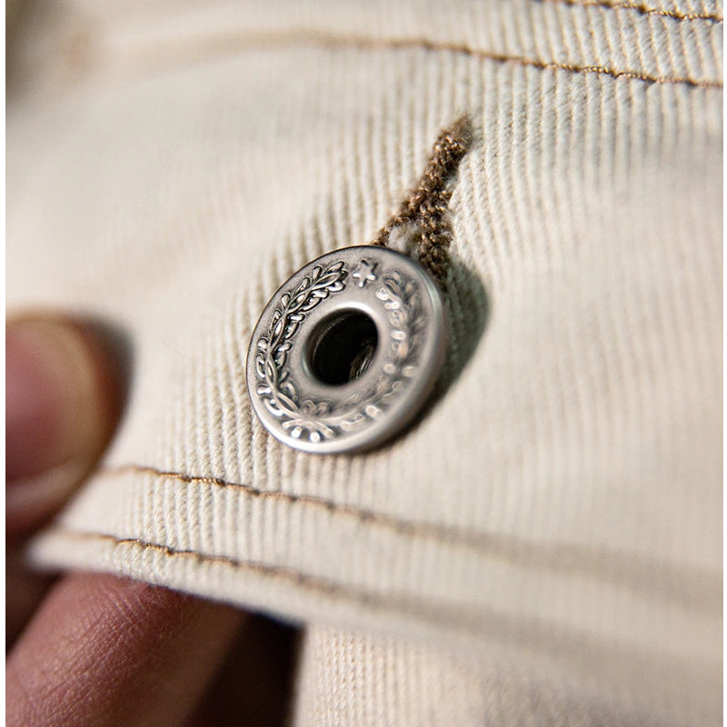 Cotton Lapel Jackets Multi-pocket Short Parkas Men Jackets - Tophatter Daily Deals