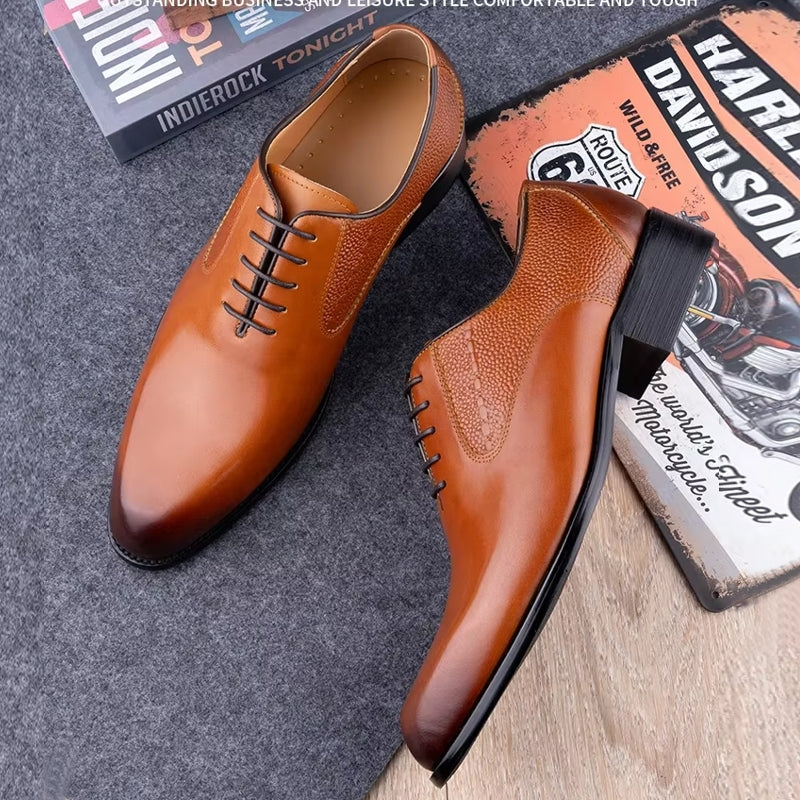 Casual Business Work Shoes Formal Men Shoes Men Dresses Shoes - Tophatter Daily Deals