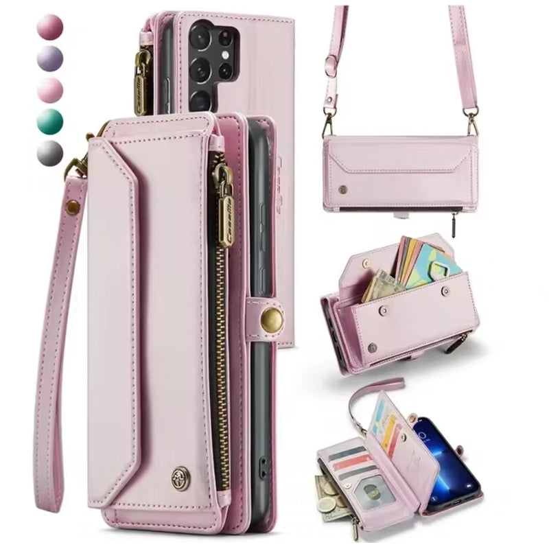 Wallet Case for Samsung Galaxy A Series Pink Mobile Phone Cases - Tophatter Daily Deals