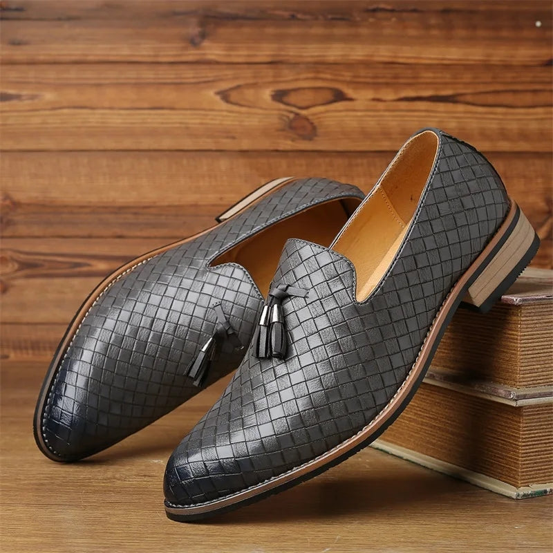 Fashion Comfortable Loafers Office Dress Shoes Men Shoes - Tophatter Daily Deals