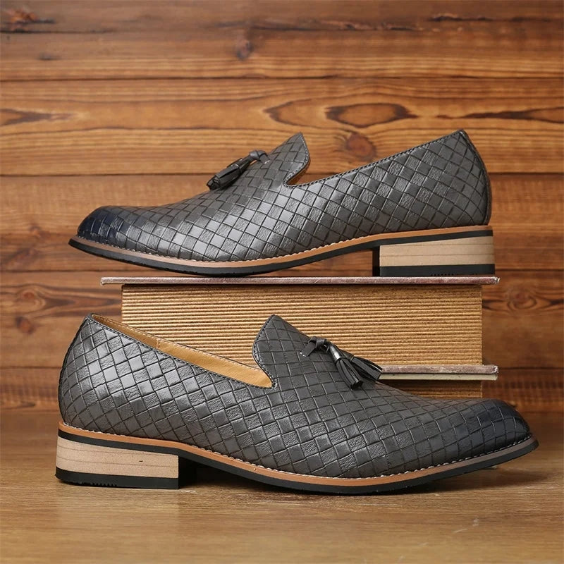 Fashion Comfortable Loafers Office Dress Shoes Men Shoes - Tophatter Daily Deals