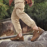 Leather Hiking Anti-Slip Casual Shoes For Men Men Shoes - Tophatter Daily Deals