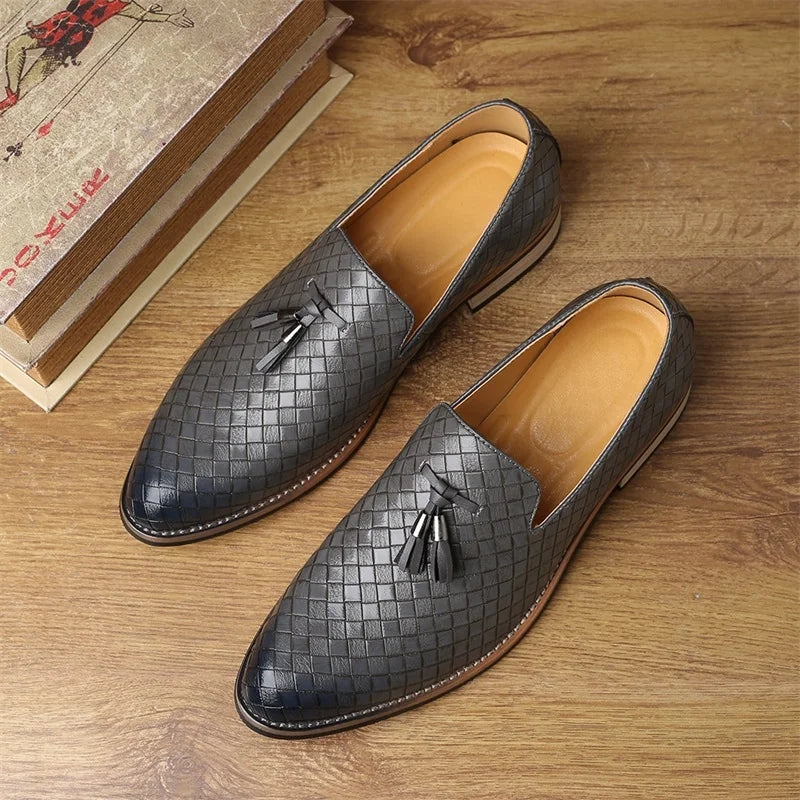 Fashion Comfortable Loafers Office Dress Shoes Men Shoes - Tophatter Daily Deals