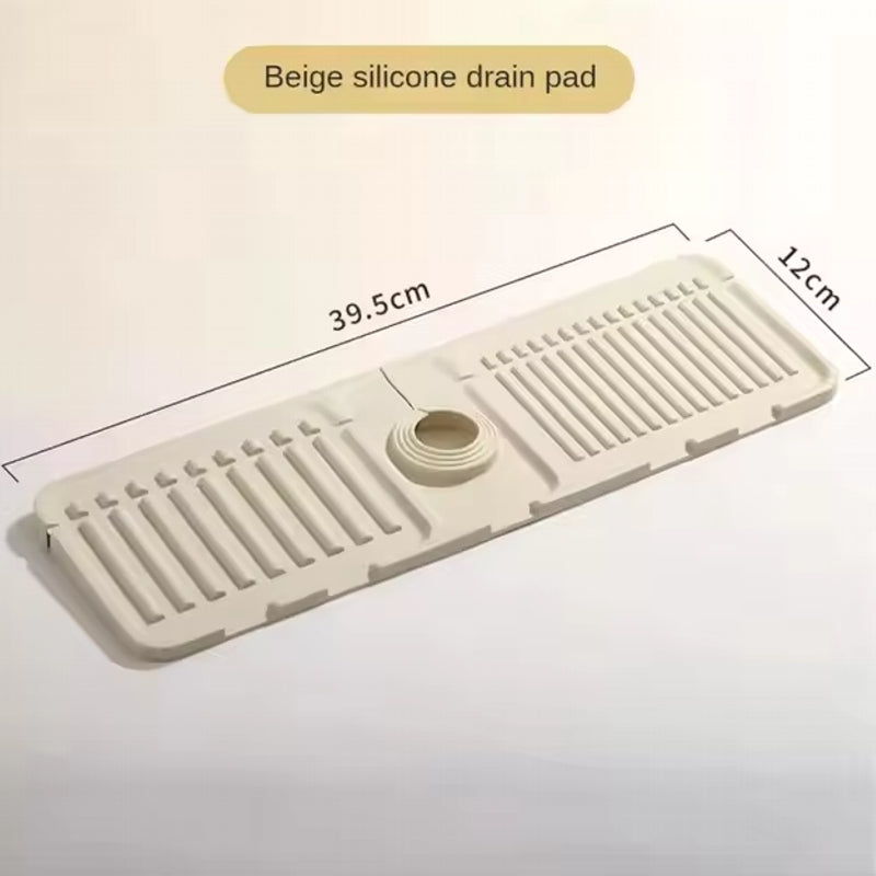 Silicone Kitchen Sink Splash Guard Drain Pad Yellow Home Supplies - Tophatter Daily Deals