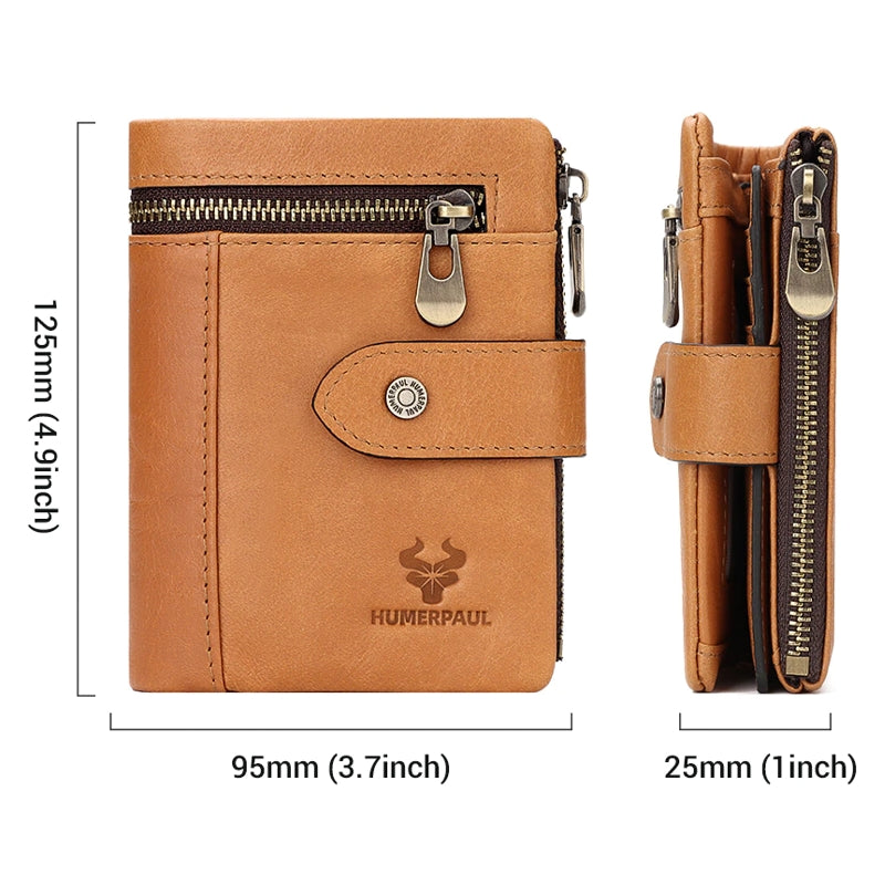 Men Wallet RFID Blocking Credit Card Holder Travel Purse Wallets - Tophatter Daily Deals