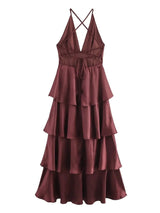 Curve Dresses Deep V Tube Top Waist Dress Maxi Dresses - Tophatter Daily Deals