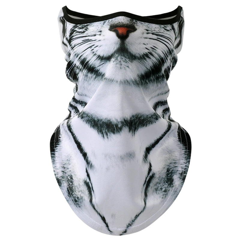 Halloween Mask Zoo Animal Neck Gaiter Motorcycle Face Masks Cat Mask Motorcycle Face Mask - Tophatter Daily Deals
