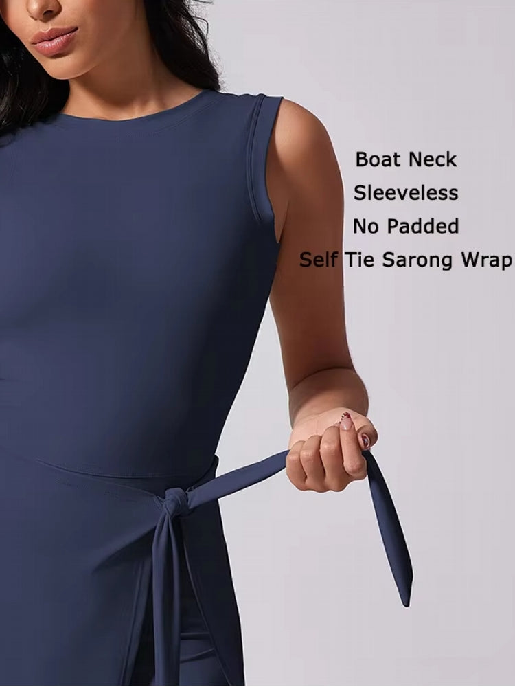 Tennis Dress for Women with Built in Shorts Sportswear - Tophatter Daily Deals