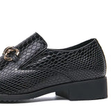 Artificial Leather Loafers Mini Crocodile Pattern Men Dresses Shoes - Tophatter Daily Deals