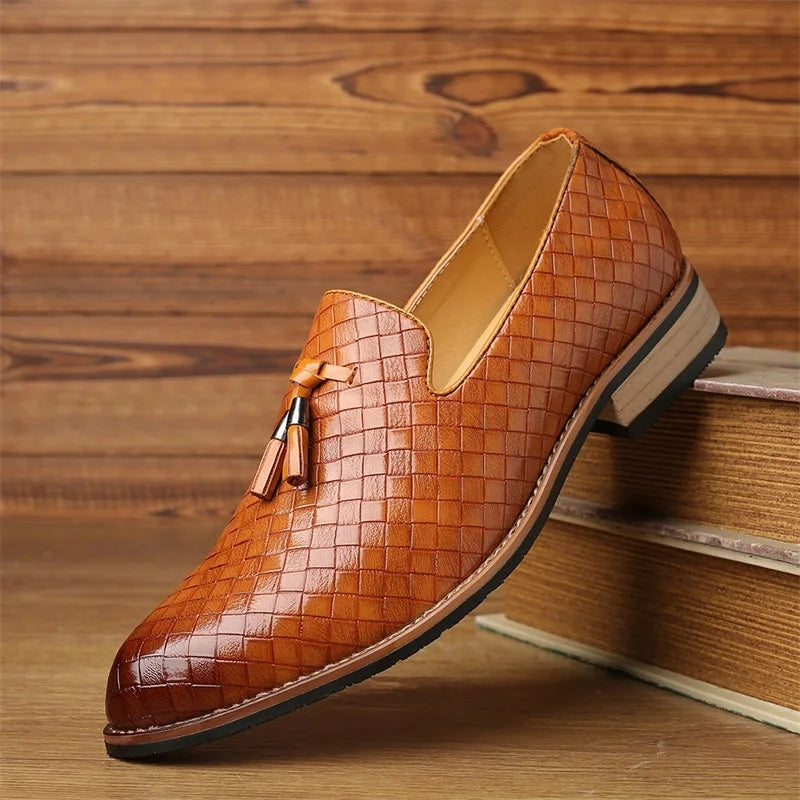 Fashion Comfortable Loafers Office Dress Shoes Men Shoes - Tophatter Daily Deals