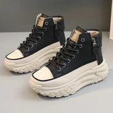 Spaceship Sneakers for Women Black High Heel Sneaker - Tophatter Daily Deals