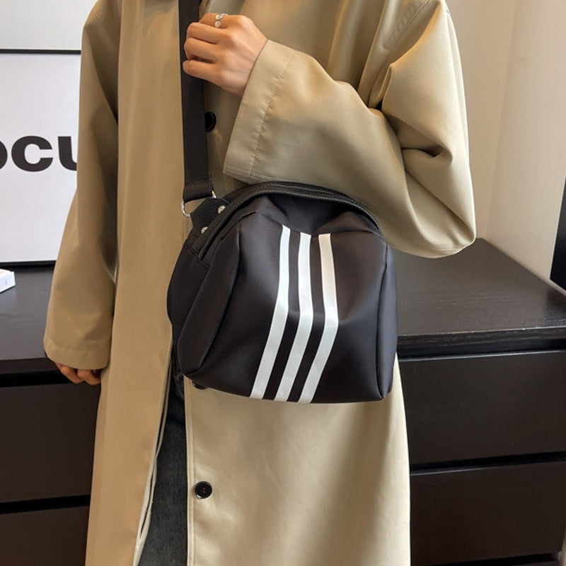 Striped Nylon Cloth Turtle Bag Bag - Tophatter Daily Deals