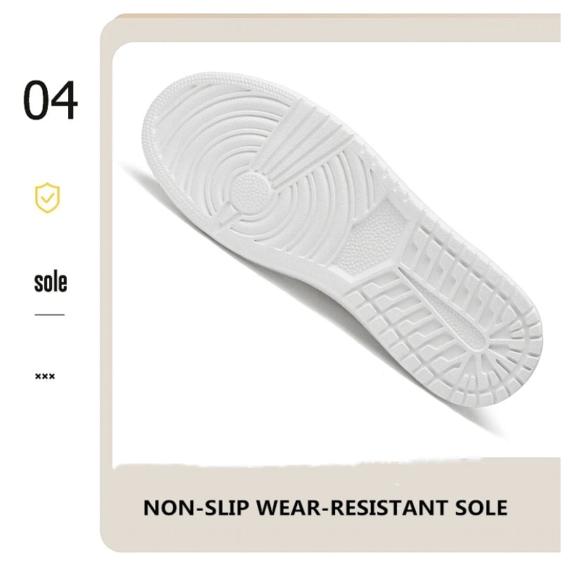 8cm White Black Taller Shoes Men Sneakers - Tophatter Daily Deals