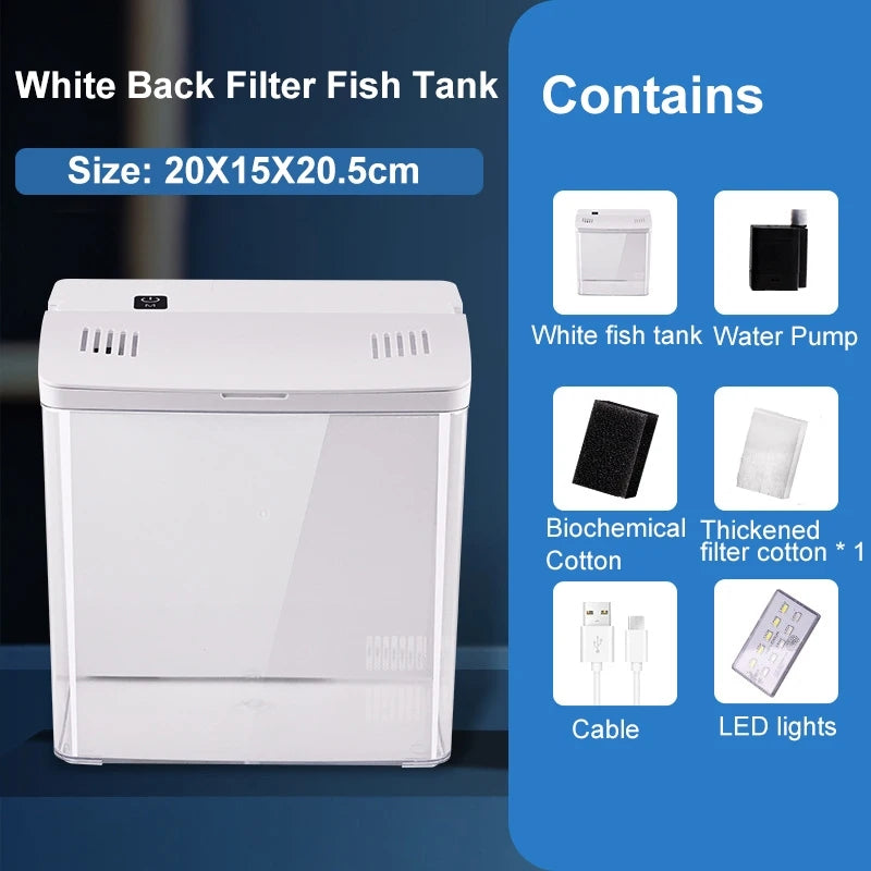 Mini Fish Tank Pet Supplies - Tophatter Daily Deals