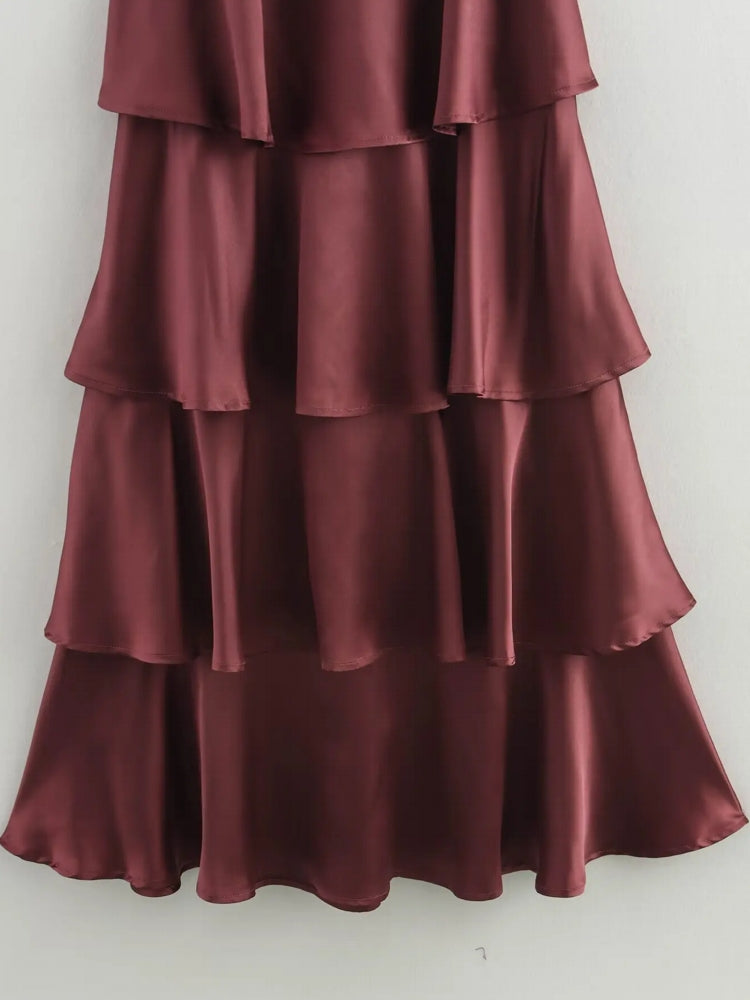 Curve Dresses Deep V Tube Top Waist Dress Maxi Dresses - Tophatter Daily Deals