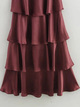 Curve Dresses Deep V Tube Top Waist Dress Maxi Dresses - Tophatter Daily Deals