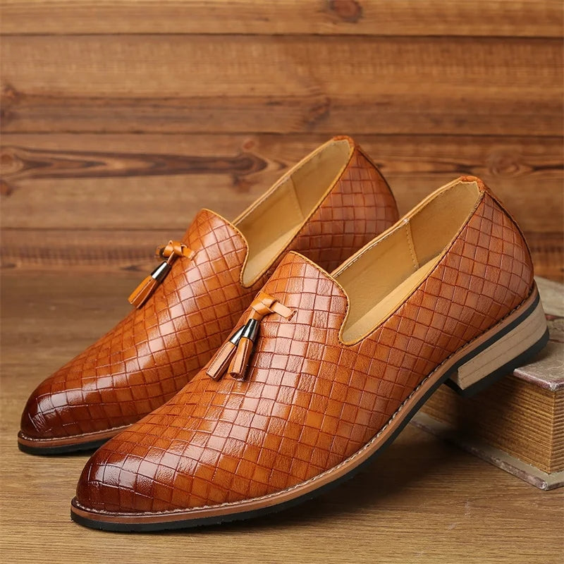 Fashion Comfortable Loafers Office Dress Shoes Men Shoes - Tophatter Daily Deals