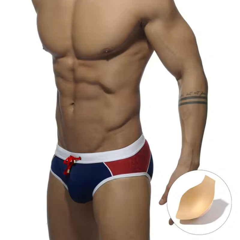 Men's Swim Briefs With Pads Swimsuit - Tophatter Daily Deals
