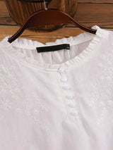 Elegant Embroidery Women Blouse Blouses - Tophatter Daily Deals