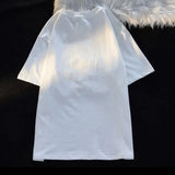 Cotton Baby Cat Couple Loose T-shirt Blouses - Tophatter Daily Deals