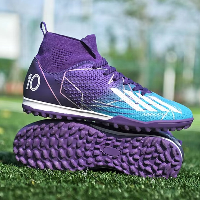 Men Sneakers Soccer Shoes 35 Purple TF Soccer Shoes - Tophatter Daily Deals