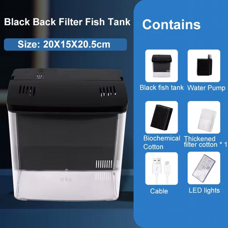 Mini Fish Tank Pet Supplies - Tophatter Daily Deals