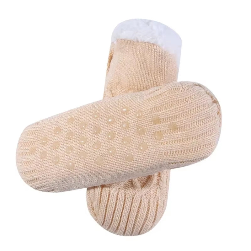 Unisex Slipper Socks Winter Warm Short Cotton Socks - Tophatter Daily Deals