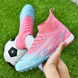 Both Adults And Kids Soccer Shoes 35 Pink TF Soccer Shoes - Tophatter Daily Deals
