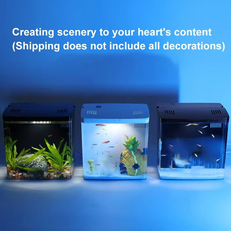 Mini Fish Tank Pet Supplies - Tophatter Daily Deals