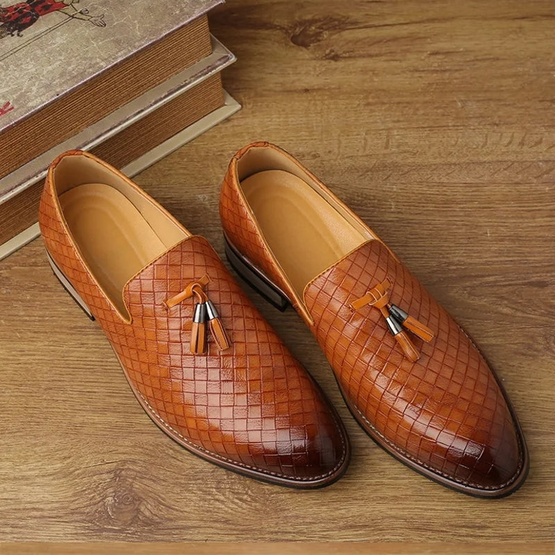 Fashion Comfortable Loafers Office Dress Shoes Men Shoes - Tophatter Daily Deals