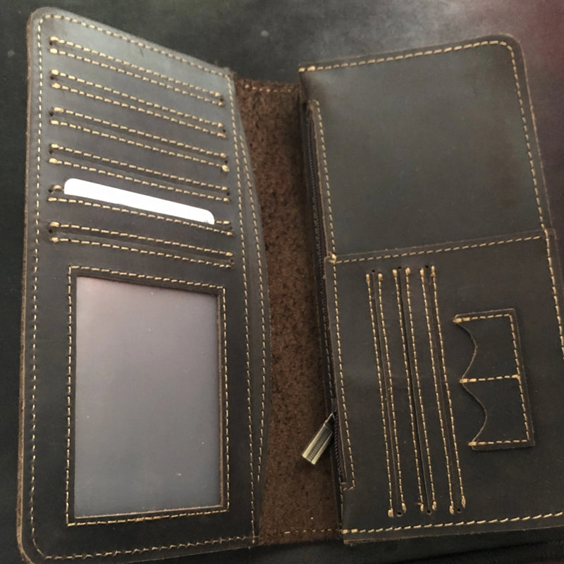 Men Wallets Solid Card Holder Clutch Wallets - Tophatter Daily Deals