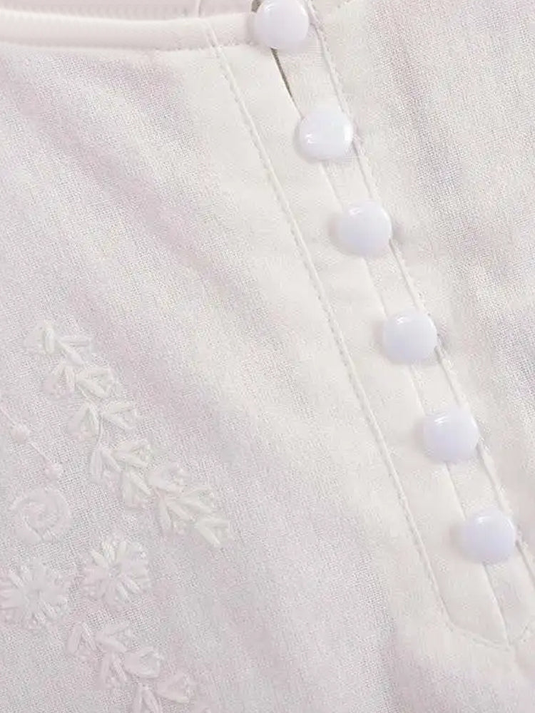 Elegant Embroidery Women Blouse Blouses - Tophatter Daily Deals