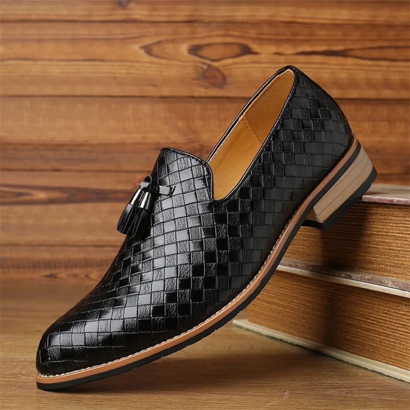 Fashion Comfortable Loafers Office Dress Shoes Men Shoes - Tophatter Daily Deals